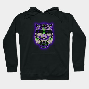 Neon Graffiti Tiger Hoodie